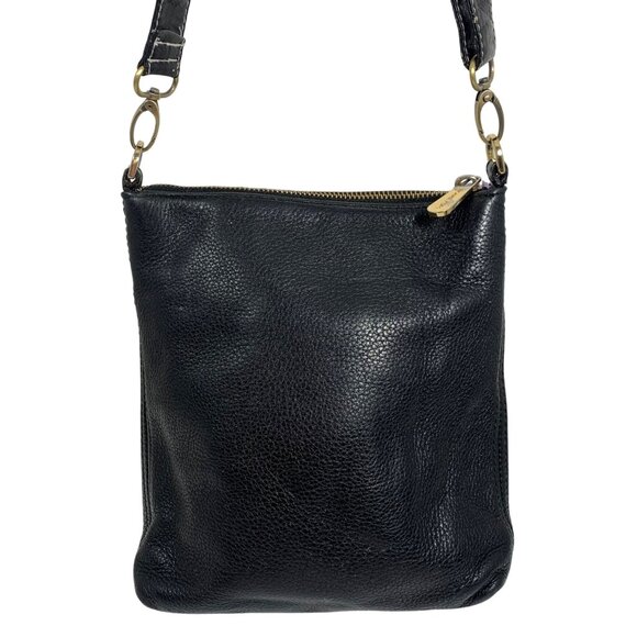 Michael Kors Camden Drawstring Tassel Bag Black Pebbled Leather - Picture 5 of 14